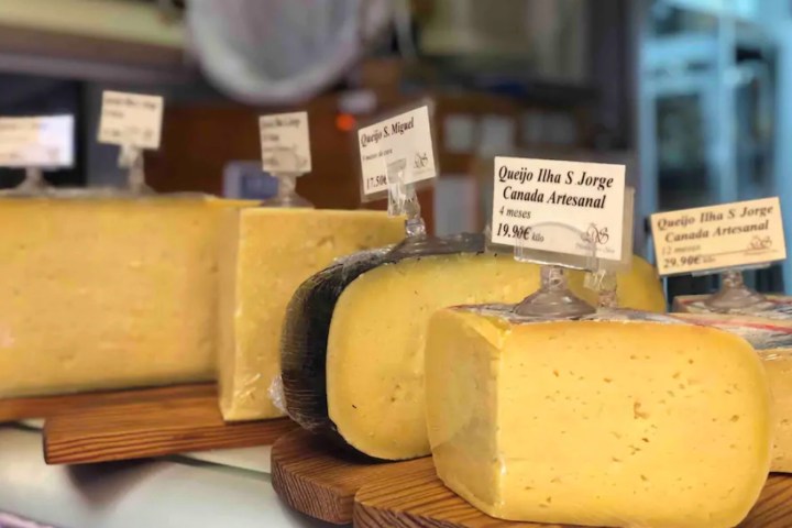 several kinds of portuguese cheeses