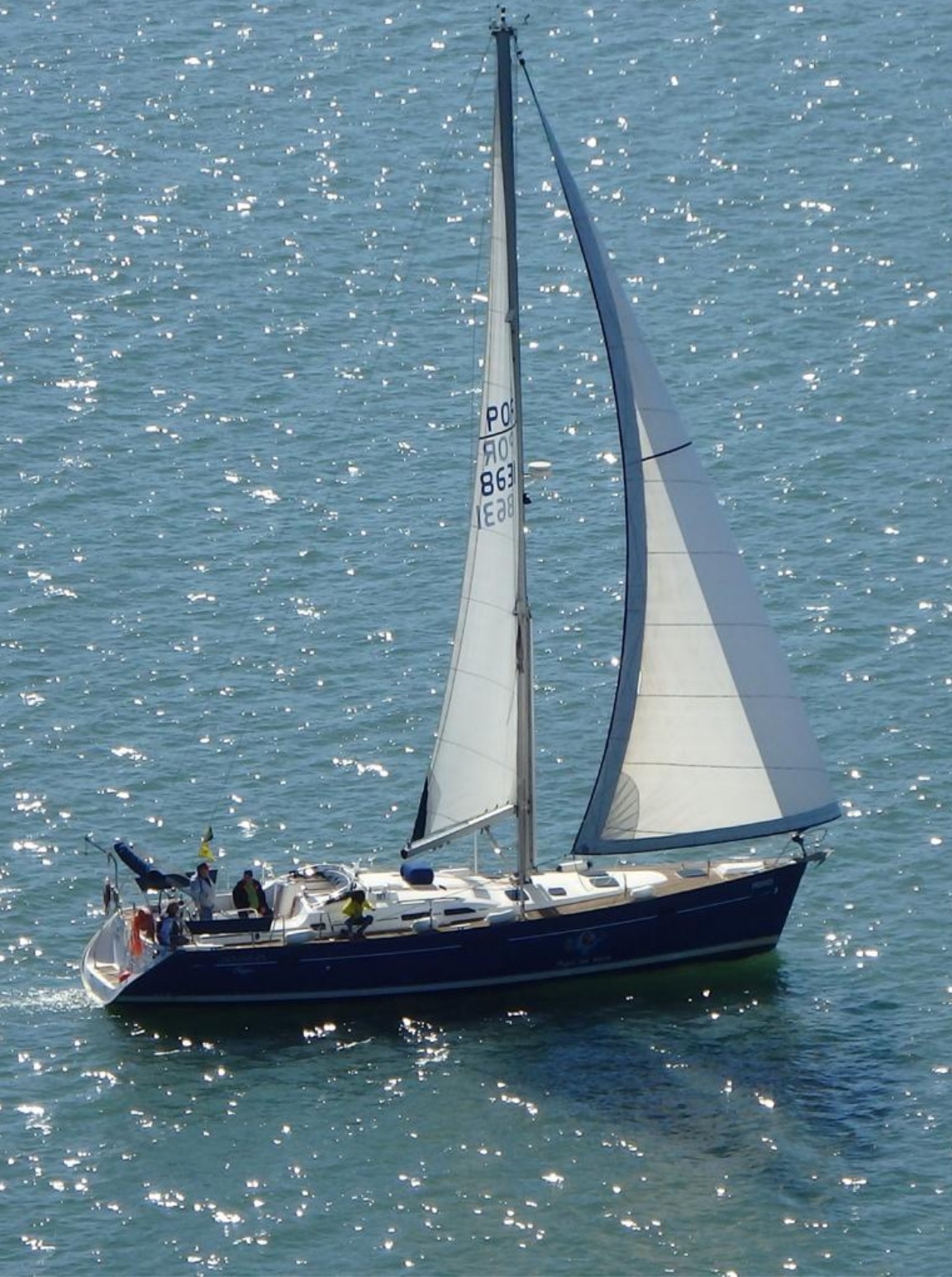 a small boat in a body of water