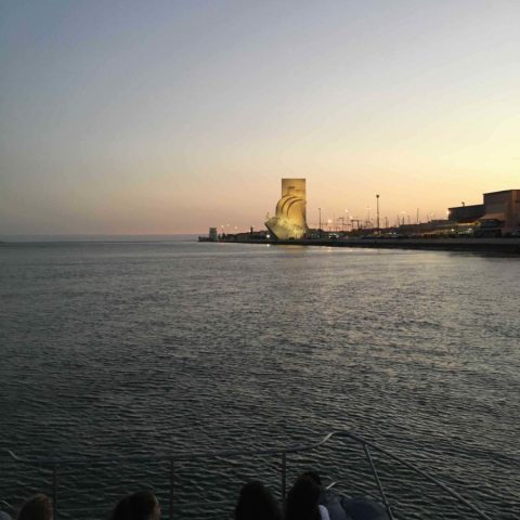 a large ship in a body of water