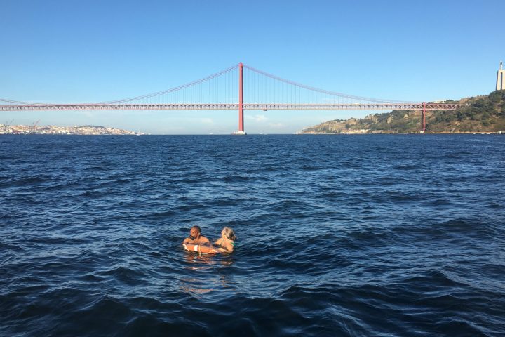 a bridge over a body of water