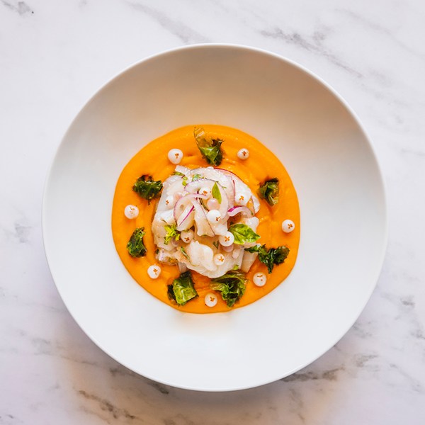 a bowl of food on a plate