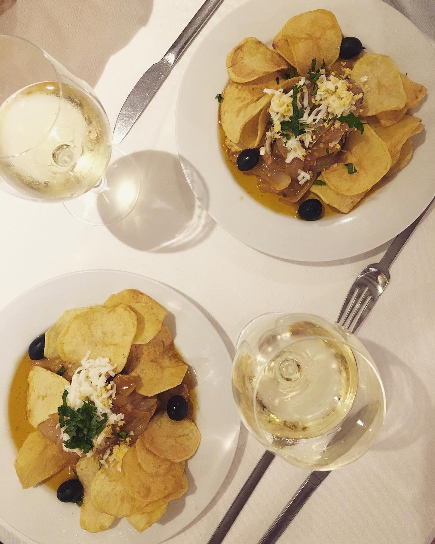 a plate of food on a table