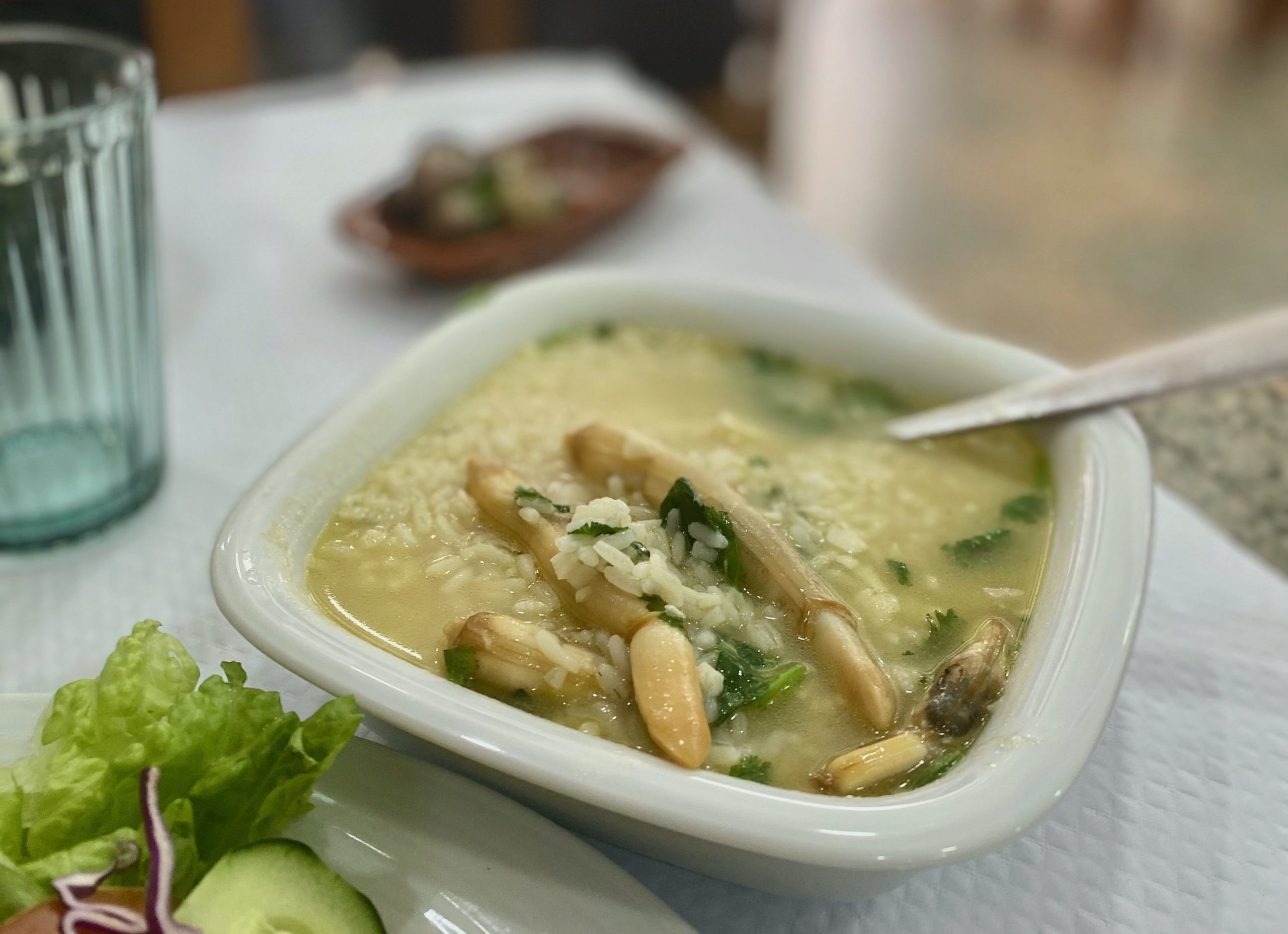 a bowl of food on a plate