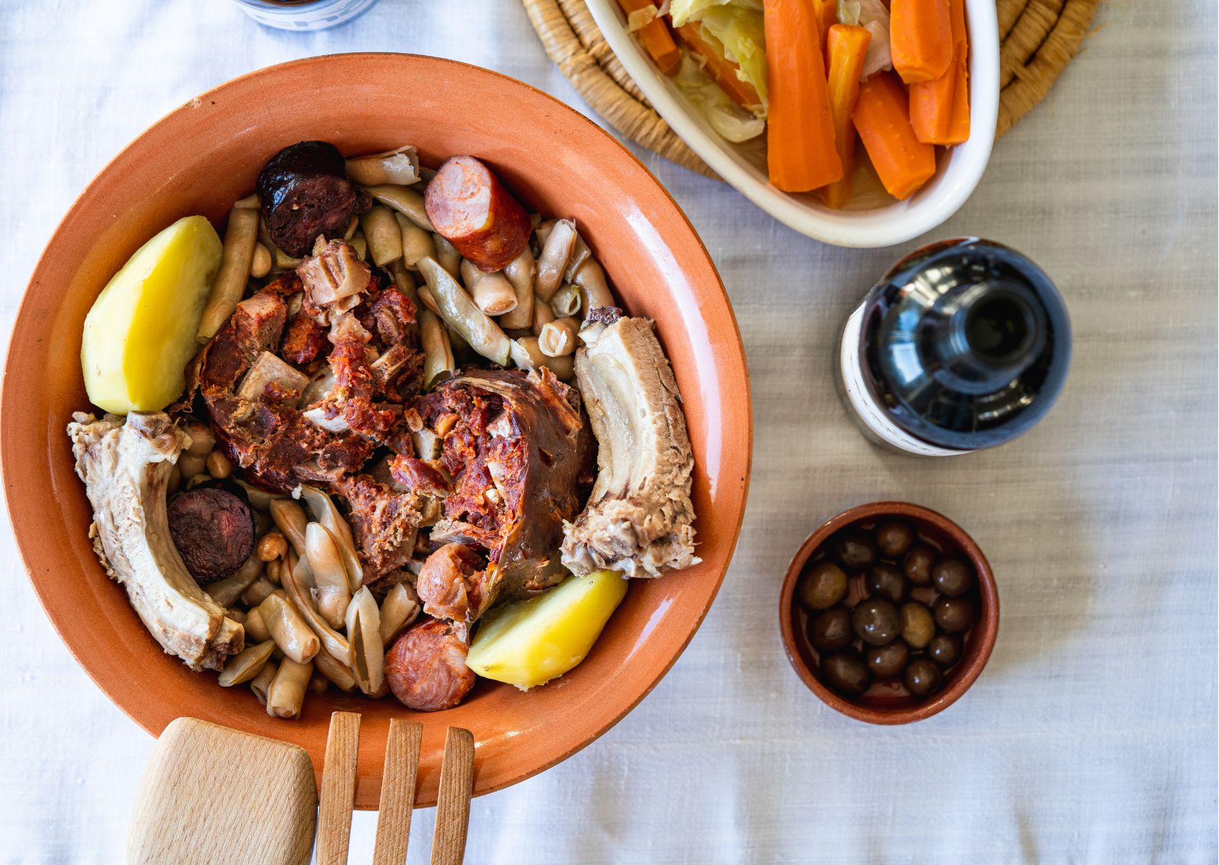 a bowl of food on a plate