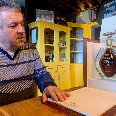 a man sitting at a table