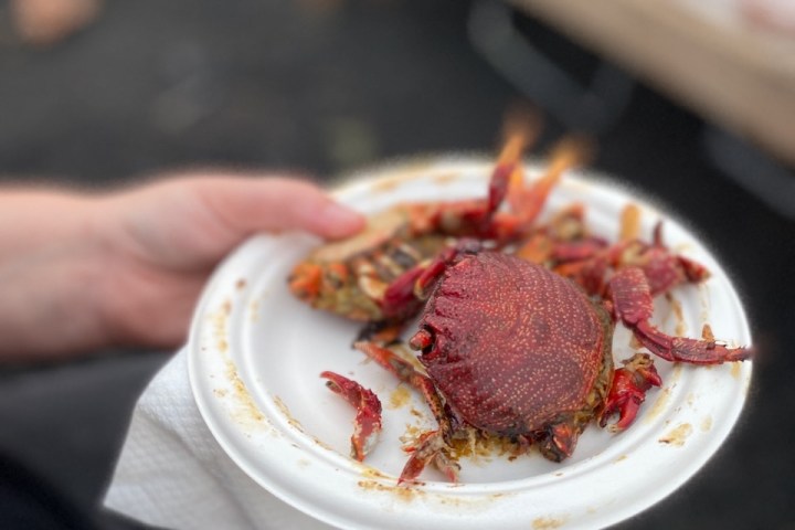 a plate of food on a table