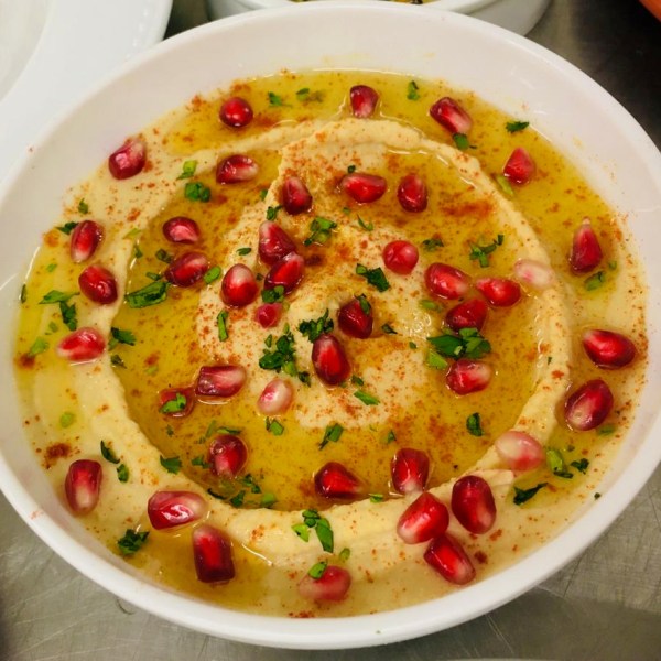 a bowl of food on a plate