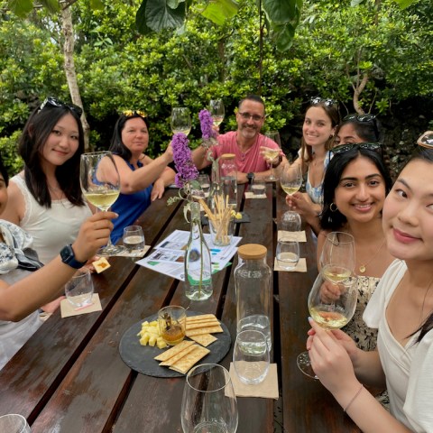 Theodore Hamm et al. posing for the camera